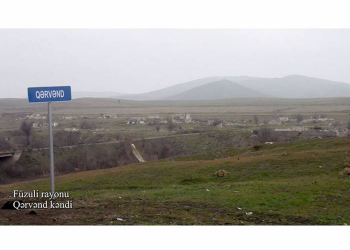 Azerbaijan shows liberated Garvend village of Fuzuli district