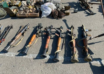 Azerbaijani police find weapons, ammo left by Armenians in Jabrayi